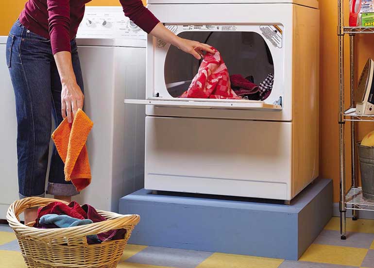 3. Raise your dryer