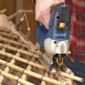 Step 3. Trim the lattice