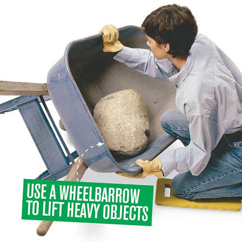 Use A Wheelbarrow To Lift Heavy Objects