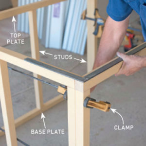 Step 1. Erect wall frames 