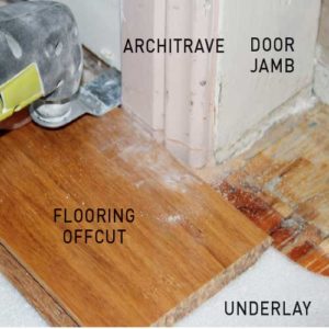 Step 1. Trim architrave