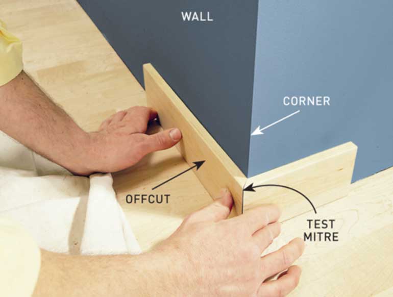 Step 2. Determine the mitre angles