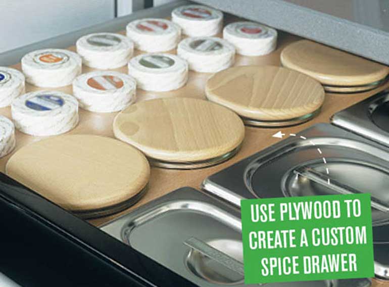 1. Create A Customised Spice Rack