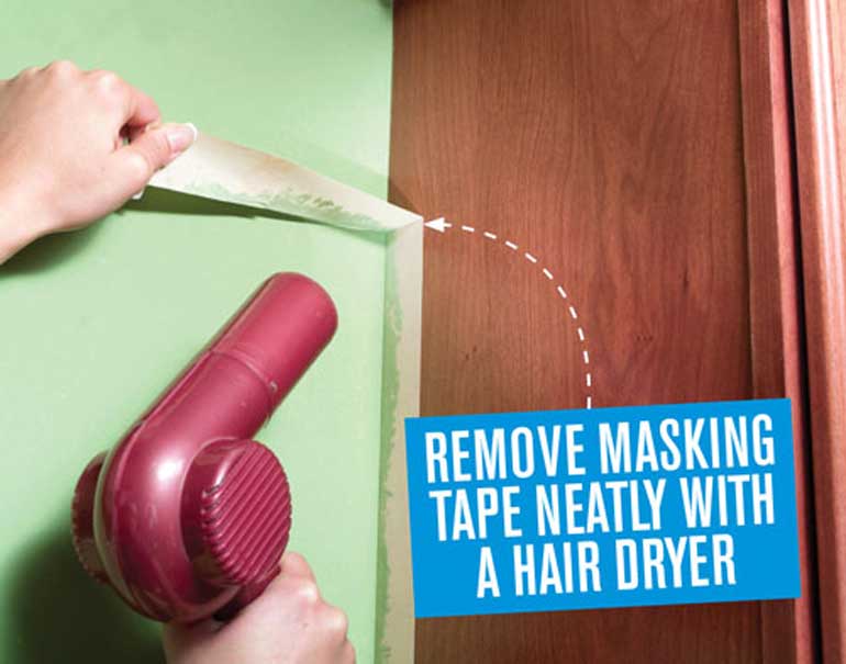  4. How to remove masking tape neatly 