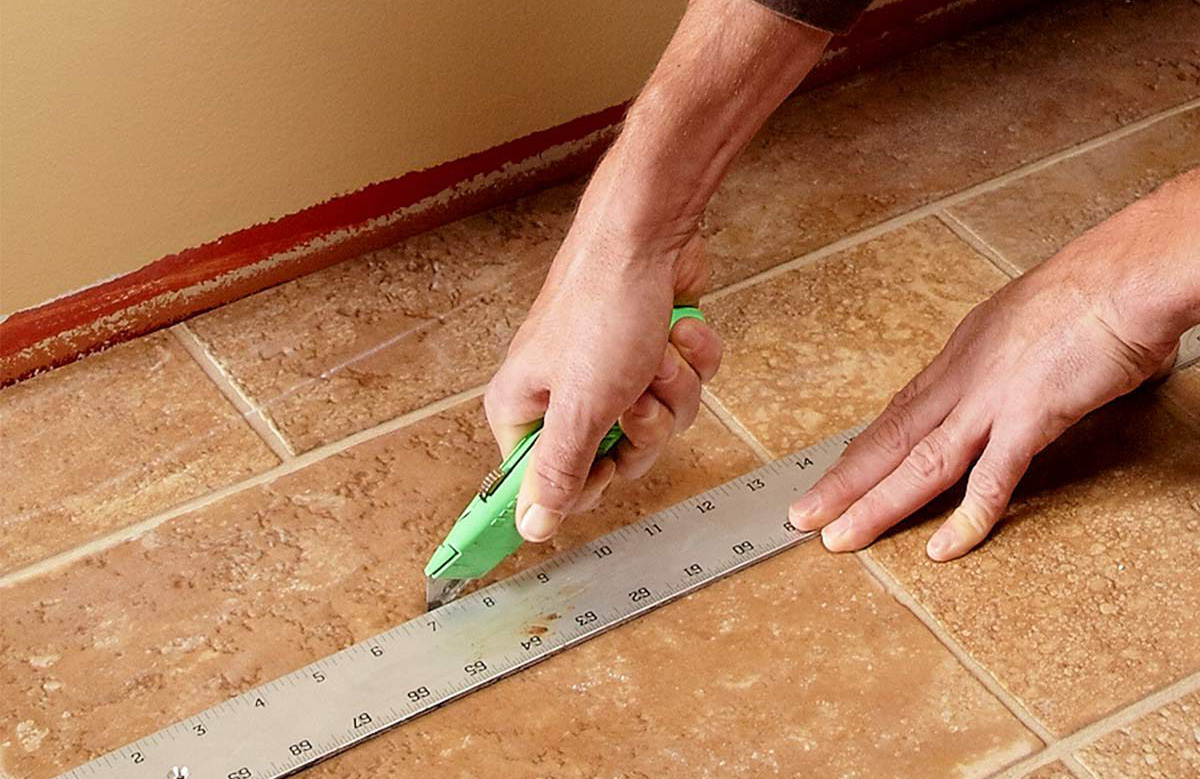 Demo vinyl flooring